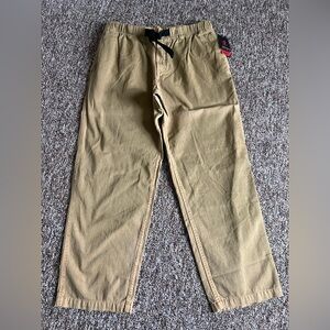 Gramicci Pants Mens XL Khaki Elastic Waist Belted Chino Stretch Casual Outdoor